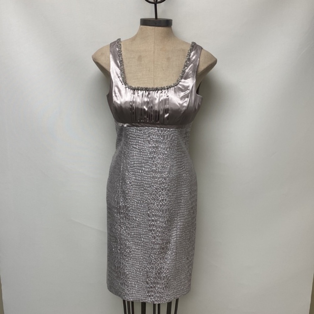 Niteline jacquard dress and jacket - Picture 4 of 7